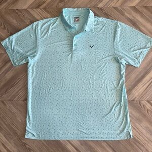 Callaway Men's Aqua Polo Shirt